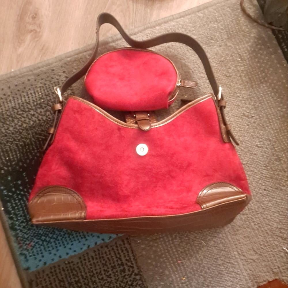 Purse, a little more purplethan the pic